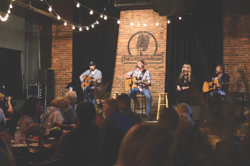 group of 4 musicians - live music at the nashville listening room